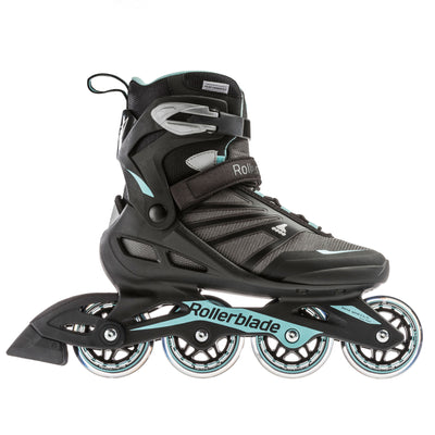 Rollerblade W Womens Adult Fitness Inline Skate, Size 9, Black, Blue (Used)