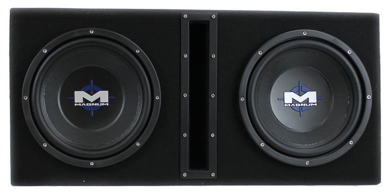 MTX Magnum MB210SP 10-Inch 400W RMS Dual Loaded Subwoofer Sub Package (4 Pack)