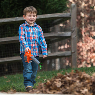 Husqvarna Kids Toddler Toy Battery Lawn Leaf Blower, Lawn Mower & Trimmer (2)