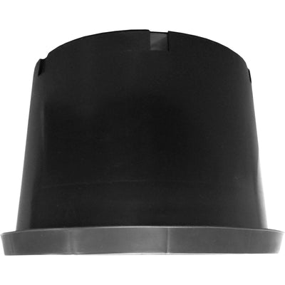 Hydrofarm Premium Poly-Tainer Nursery Garden Planter Pot 10 Gallon, Black - VMInnovations