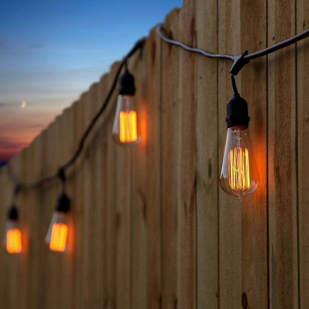 Brightech Ambience Vintage 48 Foot 40 Watt Vintage Bulb String Lights (Open Box) - VMInnovations