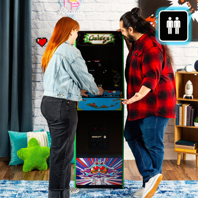 Arcade1Up Galaga Deluxe Home Arcade Machine with 17" BOE LCD Display and 7 Games - VMInnovations