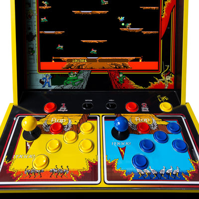 Arcade1Up Rampage, Joust Deluxe Arcade Machine with 14 Classic Games (Open Box)