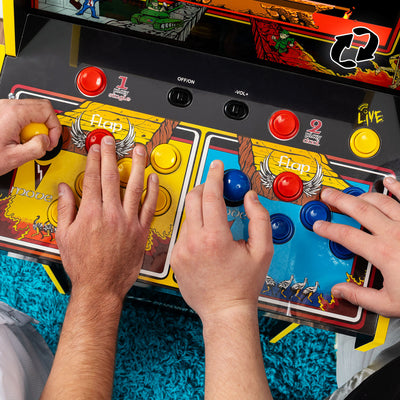 Arcade1Up Rampage, Joust Deluxe Arcade Machine with 14 Classic Games (Open Box)
