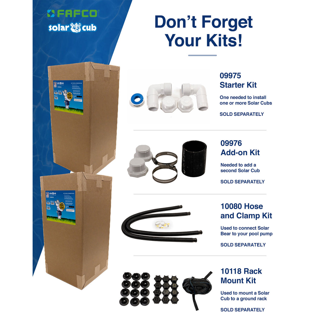 FAFCO Solar Cub Environmentally Friendly Pool Solar Heating System (For Parts) - VMInnovations