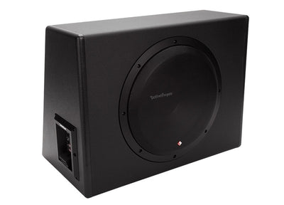 New Rockford Fosgate 12" 300 W Single Powered Subwoofer Sub Enclosure (4 Pack)