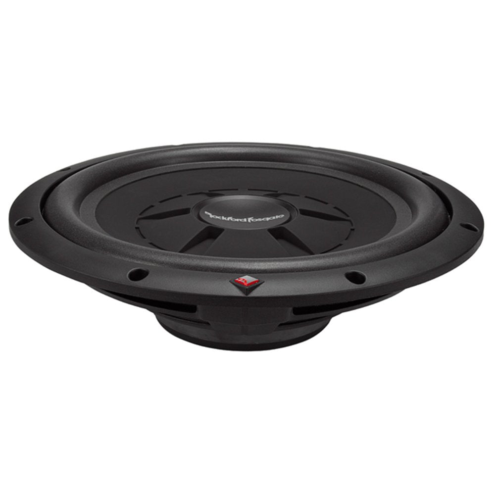 QPower Single 12 Inch Sub Box (2 Pack) and Rockford Fosgate Subwoofer (2 Pack)
