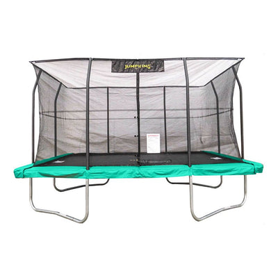 Jumpking 10x14 Ft Rectangular Trampoline with Safety Net Siding (Used)