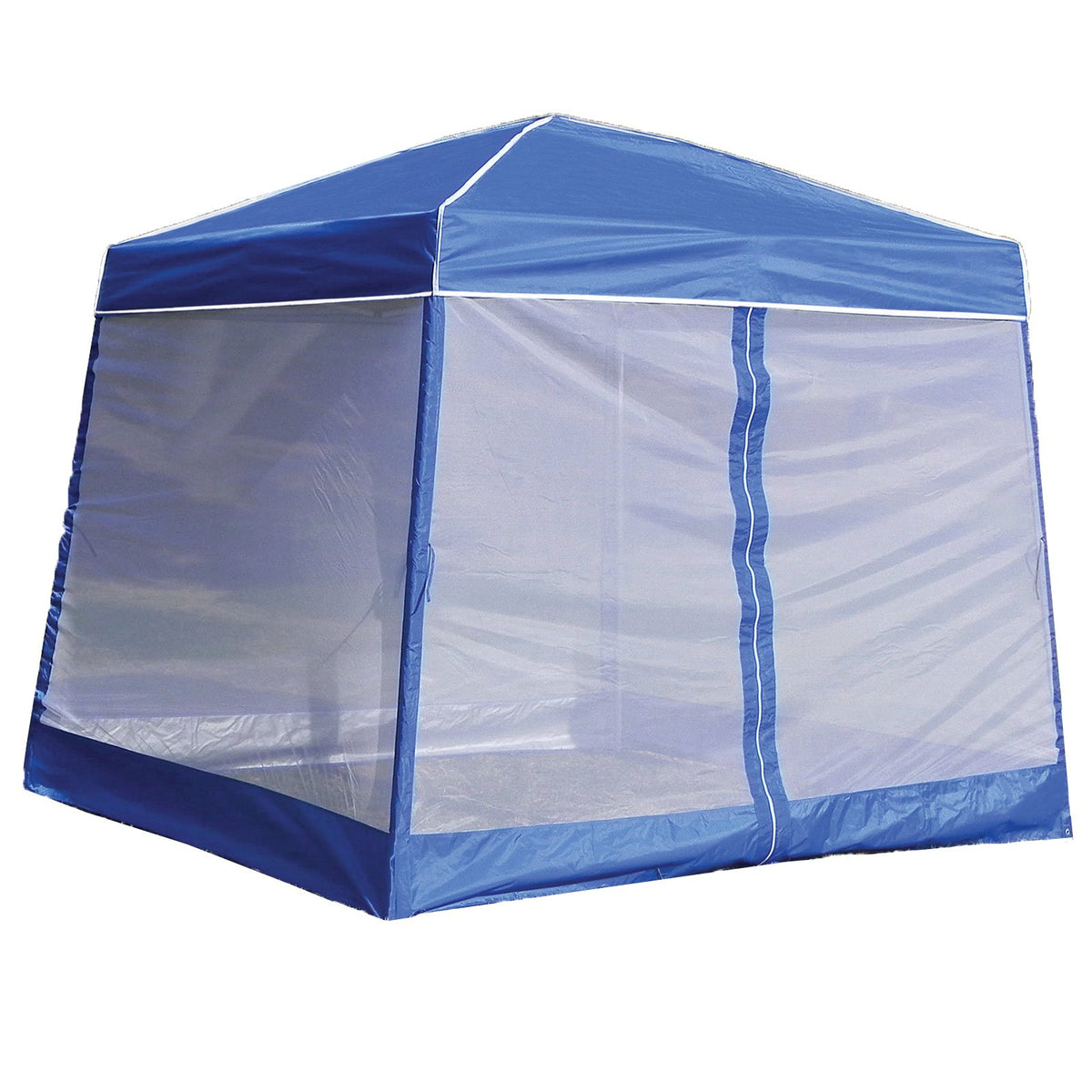 Z-Shade Horizon 10' Angled Screen Patio Attachment, Blue (Refurbished)