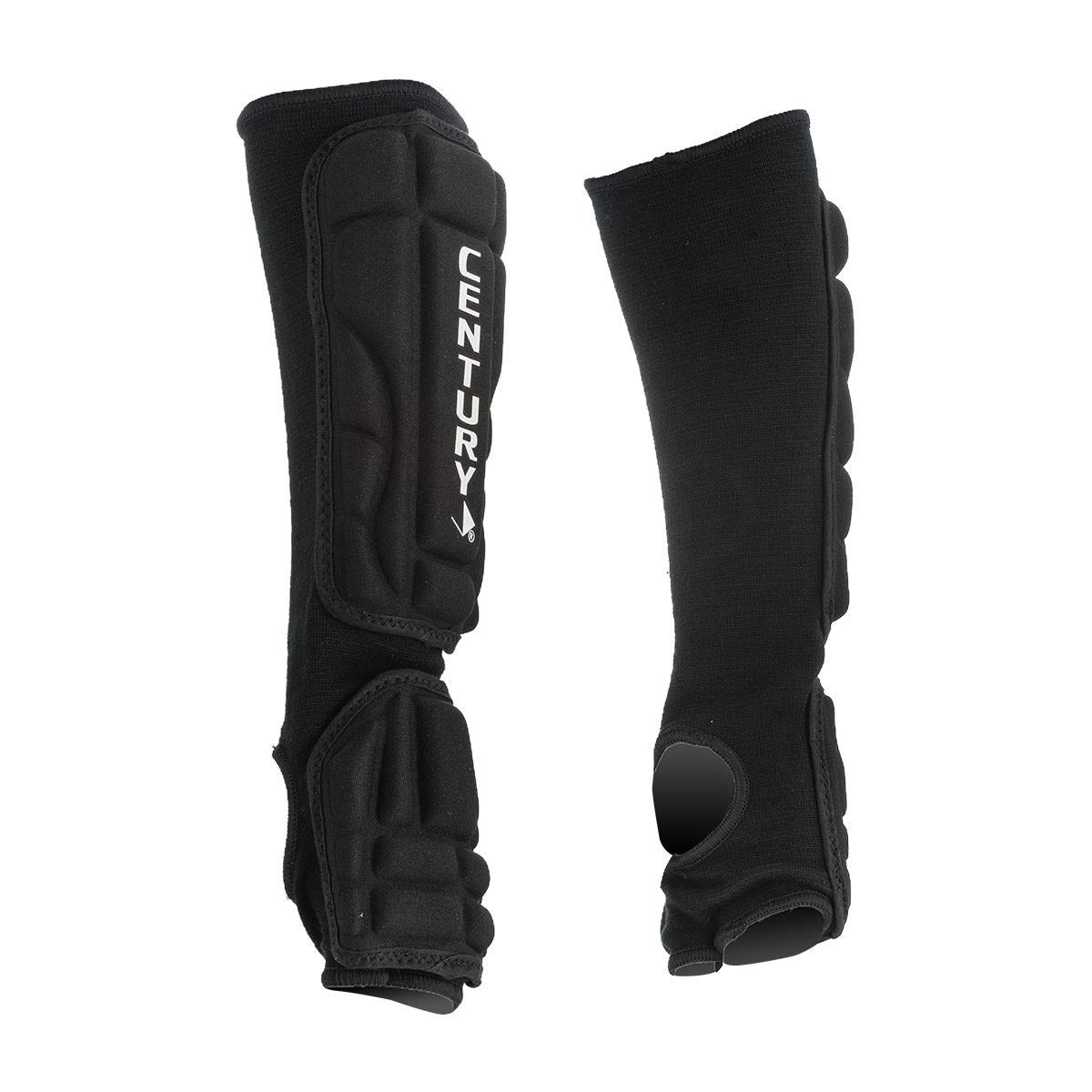 Century Martial Arts 2 Piece Armor Hand & Forearm Protective Guards, Black (LG)