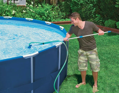 Intex 8.5' x 5.3' x 26" Above Ground Swimming Pool & Cleaning Maintenance Kit