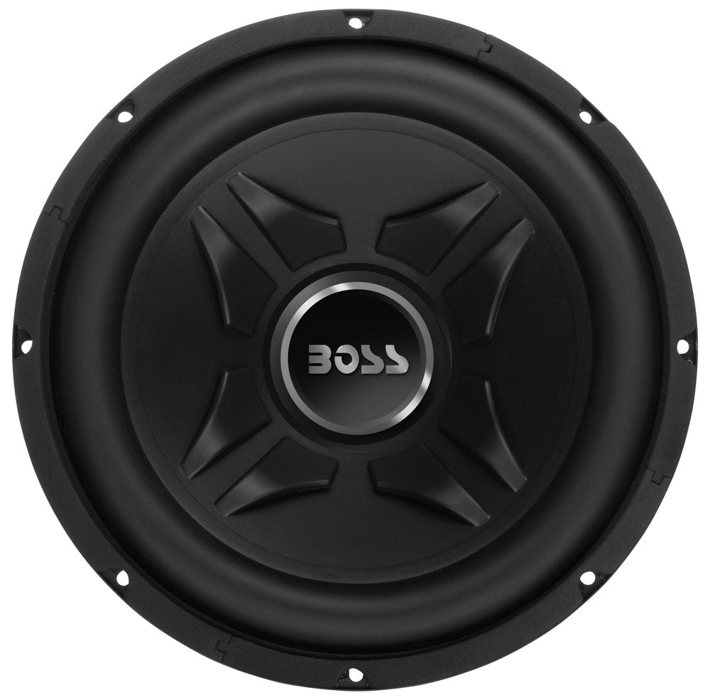 Boss Audio Riot 1100W Class A/B Amplifier & 12-Inch 1000W 32Hz 4-Ohm Subwoofer
