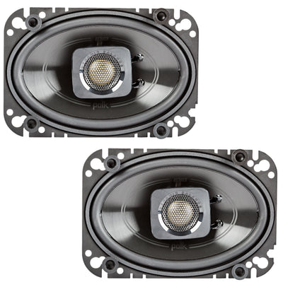 Polk Audio DB462 4x6" 150W 2-Way Car/Marine Speakers (Certified Refurbished)