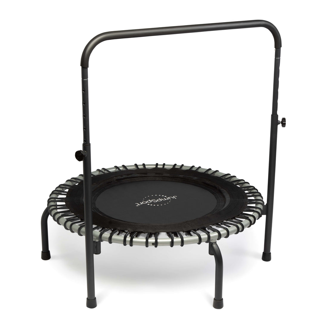 JumpSport 39" Fitness Trampoline and Handle Bar with 30 Adjustable Bungees(Used)