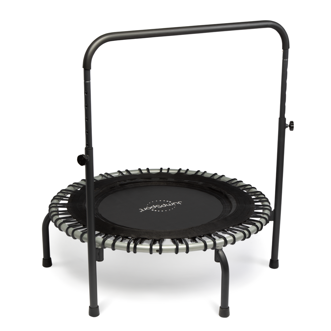 JumpSport 39" Fitness Trampoline and Handle Bar with 30 Adjustable Bungees(Used) - VMInnovations