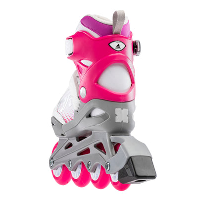 Rollerblade Phoenix Girls Adjustable Fitness Inline Skate, Size 5-8 (Open Box)