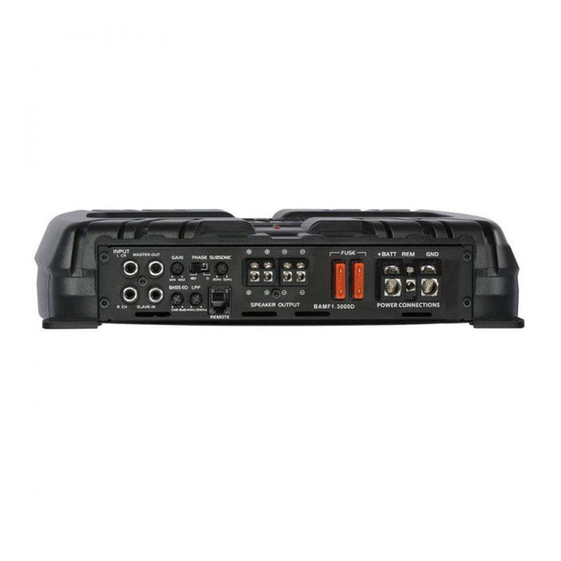 Power Acoustik BAMF1-3000 Class D 3000 Watt Monoblock Amplifier for Car Audio