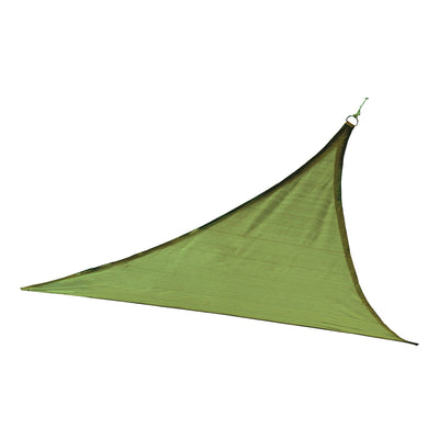 ShelterLogic 12' x 12' Heavyweight Shade Sail Triangle, Lime Green (Used)