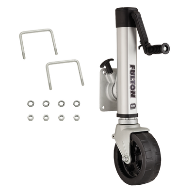 Fulton 1413040134 1,600 Pound Bolt/Weld On F2 Trailer Tongue Jack, Wide Track - VMInnovations