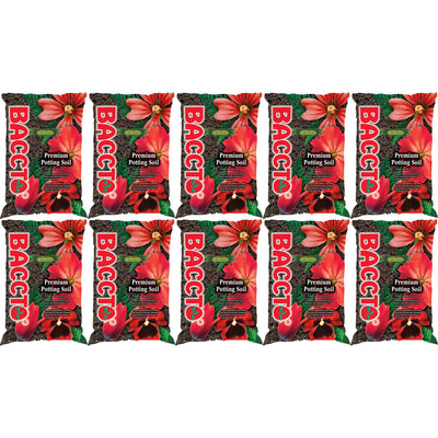 Michigan Peat All Purpose Potting Soil w Perlite Fertilizer, 50 lb (10 Pack)