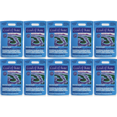 Coast of Maine Wiscasset Blend Earthworm Potting Soil, 8 Qt Bag (10 Pack) - VMInnovations