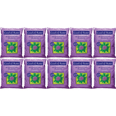Coast of Maine Organic Potting Soil for Acid Loving Plants, 20 Qt Bag (10 Pack) - VMInnovations