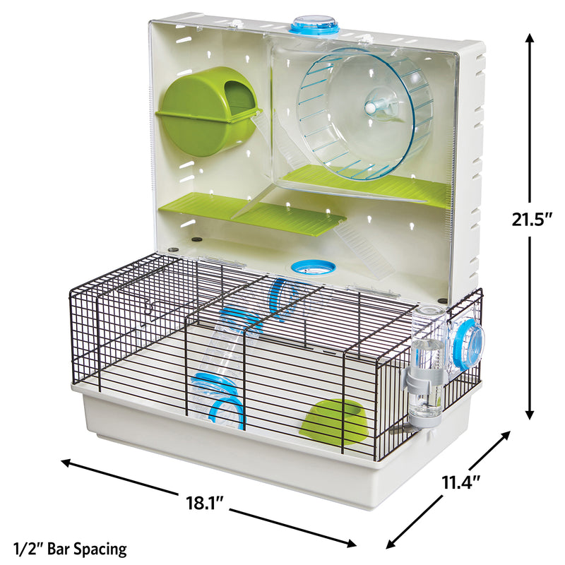 MidWest Home For Pets Critterville Arcade Hamster Cage w/ Multi Level Play Space