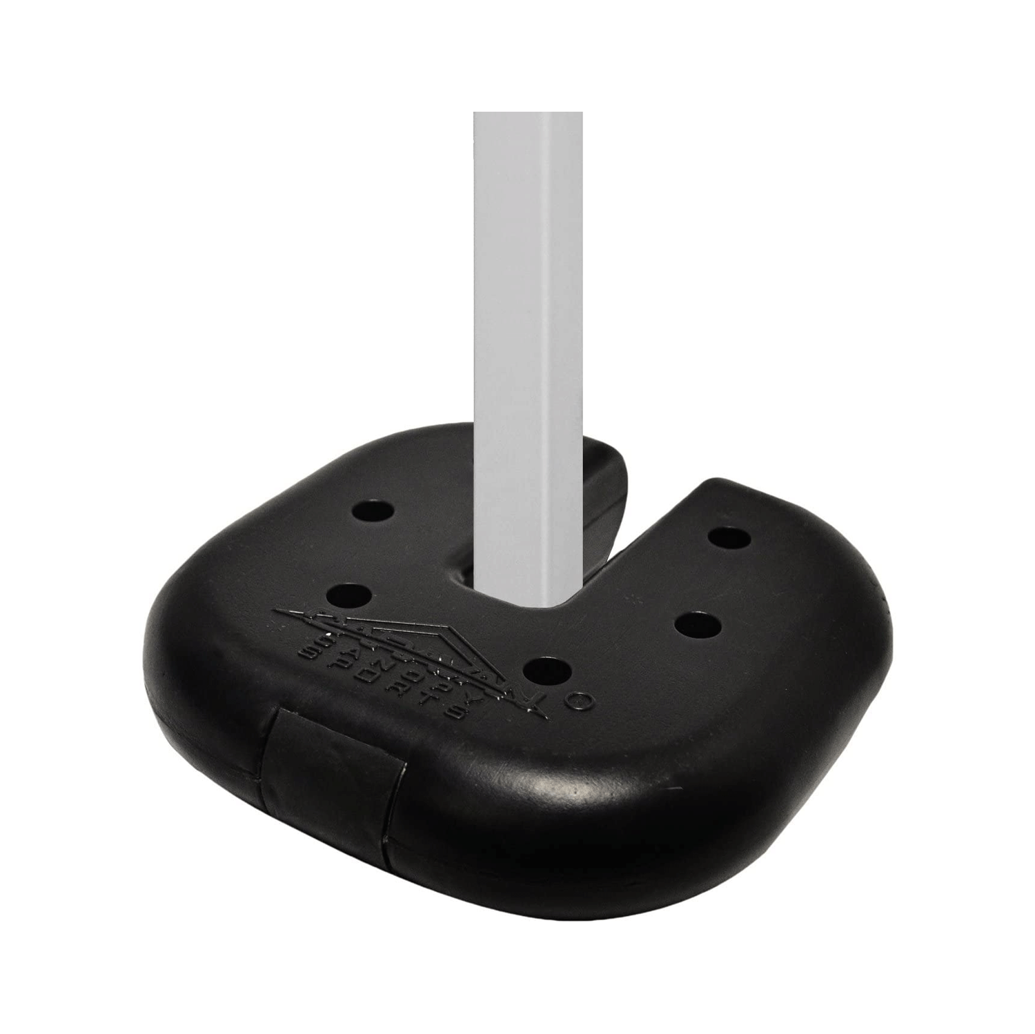 Caravan Canopy Rubber 6 Pound Cement Canopy Weight Plate, Set of 4 (2 Pack) - VMInnovations