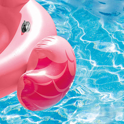 Intex Giant Inflatable Ride-On 86-Inch Mega Flamingo Island Pool Float (2 Pack)