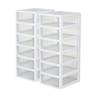 Sterilite 16 Quart Clear Plastic Stacking Storage Drawer Container Box, 12 Pack - VMInnovations