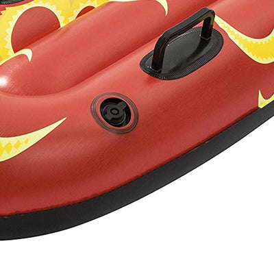 Bestway H2GO Snow Flurryz Inflatable Kids Snow Tube Sled, Red (Open Box)
