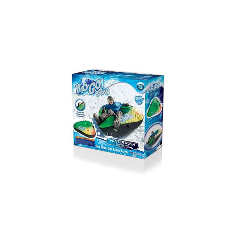 Bestway H2GO Winter Rush Inflatable Snow Tube w/ Fabric Cover, Green (Open Box)