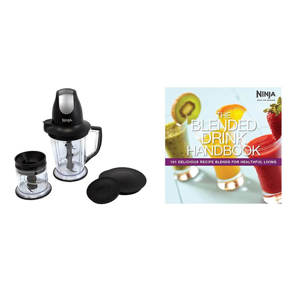 Ninja Master Prep Pulse Blender Ice Crusher + Drink Healthy Recipe Handbook