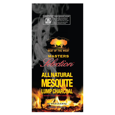 Best of the West All Natural Hardwood and Mesquite Lump Charcoal, 2 20 Lb Bags
