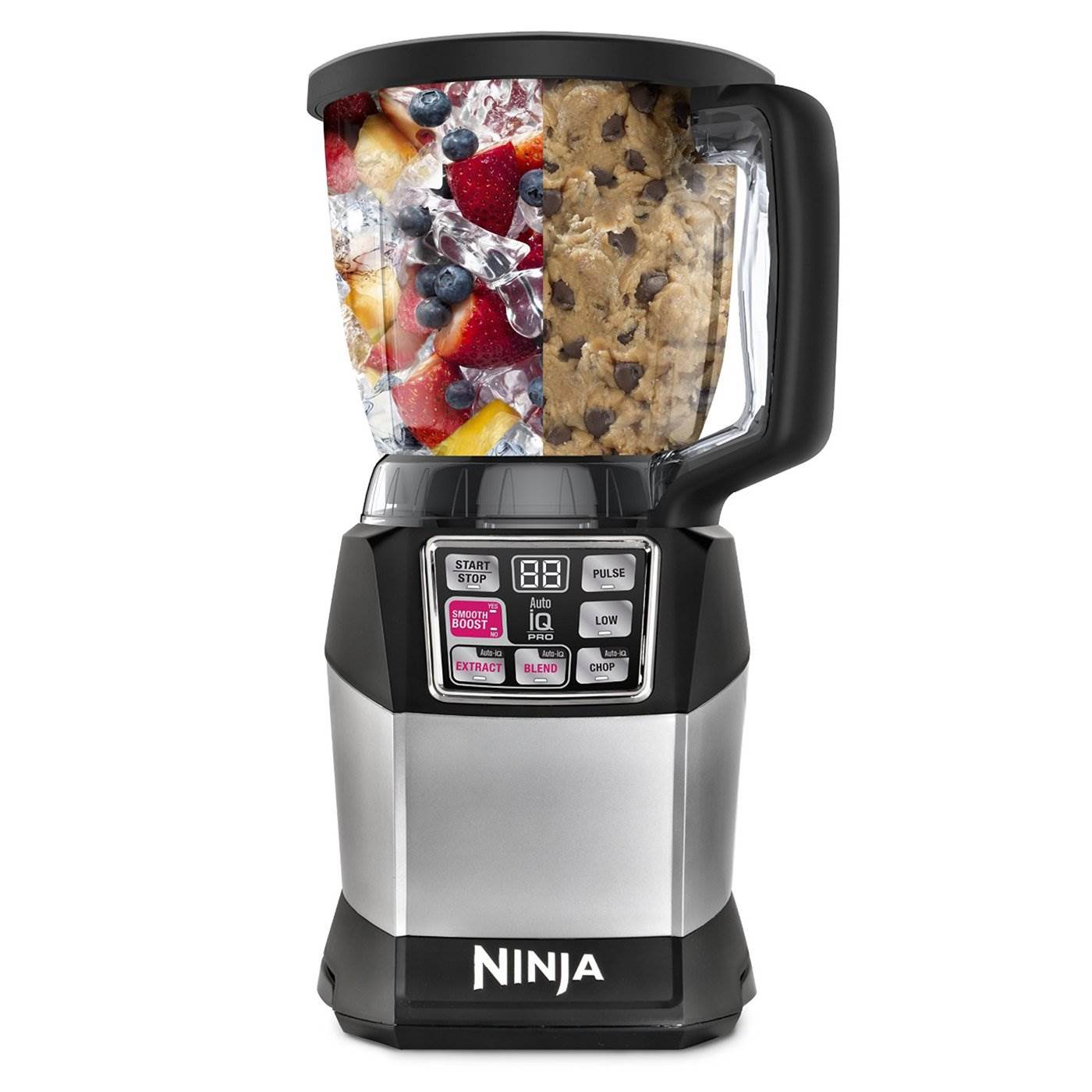 Ninja Auto-IQ Nutri Ninja 40 Oz Blender System + Healthy Blended Drink Handbook
