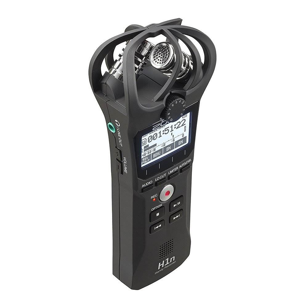 Zoom H1N Wireless Digital Audio Recorder, Q2N4K Compact 4K Camera & Bag, Black