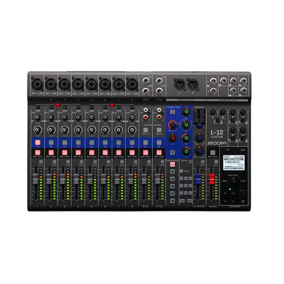 Zoom LiveTrak 12 Channel Professional Digital Mixer Recorder Set and Microphone