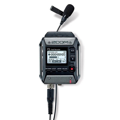 Zoom F1 Digital Sound Recorder with Lavalier Mic and EXH-6 Dual Input Capsule