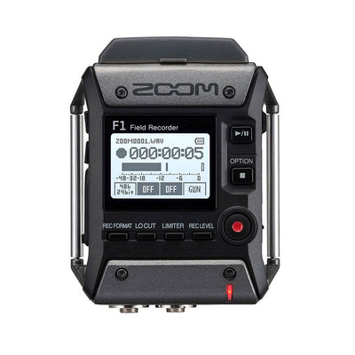 Zoom H5 & F1 Digital Audio Recorders, Q2N4K Recorder 4K Camera & Case, White