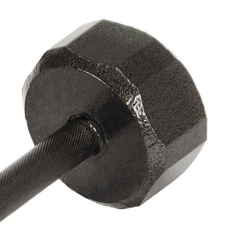 Marcy Pro TSA Hex 10 Pound Iron Home Gym Free Weight Dumbbells, Black (2 Pack)