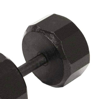 Marcy Pro TSA Hex 45 Pound Iron Home Gym Free Weight Dumbbells, Black (2 Pack)