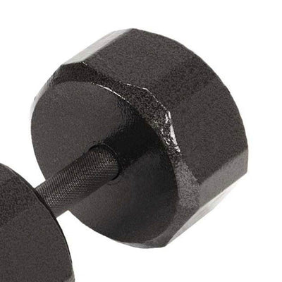 Marcy Pro TSA Hex 35 Pound Iron Home Gym Free Weight Dumbbells, Black (2 Pack)