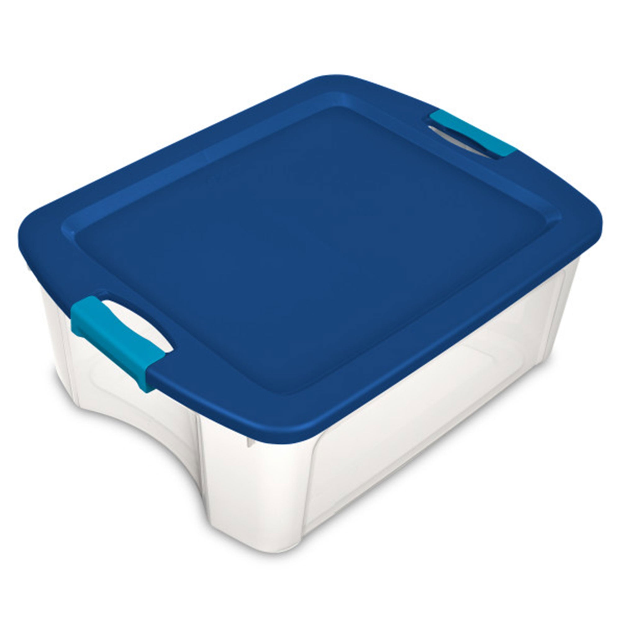 Single Sterilite 12 Gallon Latch and Carry Storage Tote Box Container (24 Pack) - VMInnovations