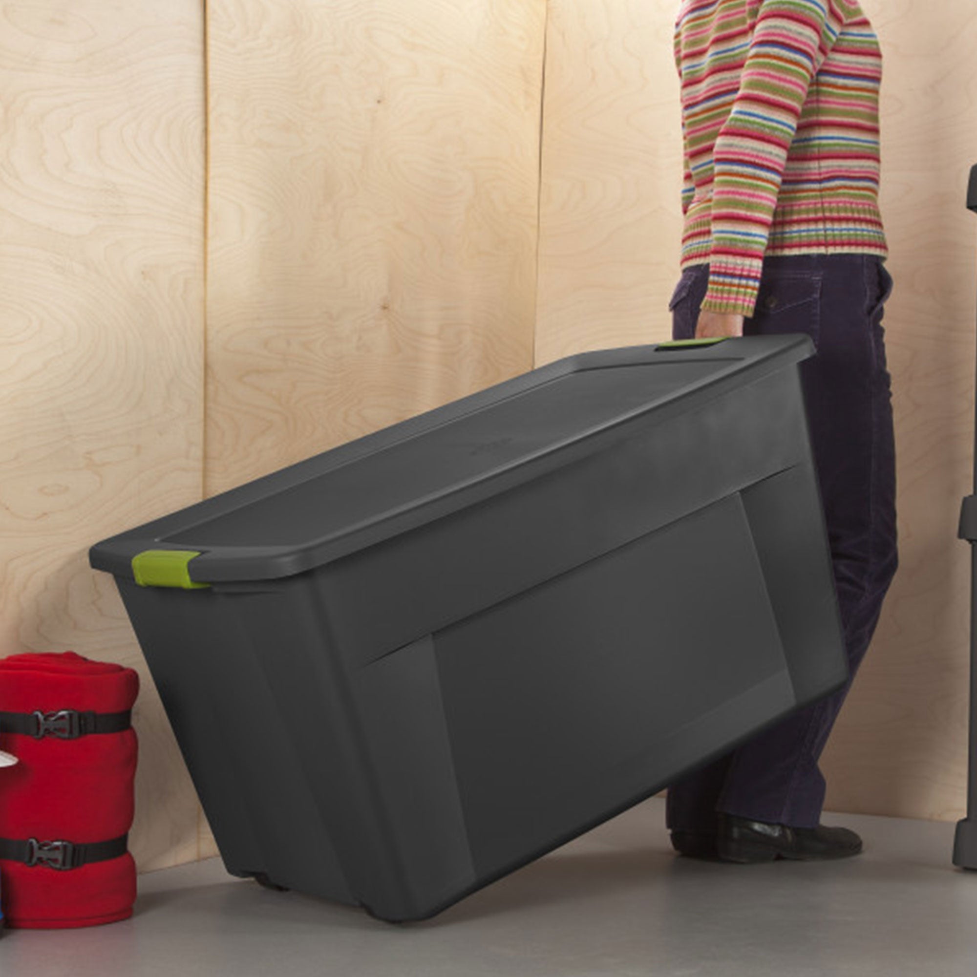 4-Pack Sterilite 19481004 Large 45 Gallon Latching Storage Tote (Open Box)