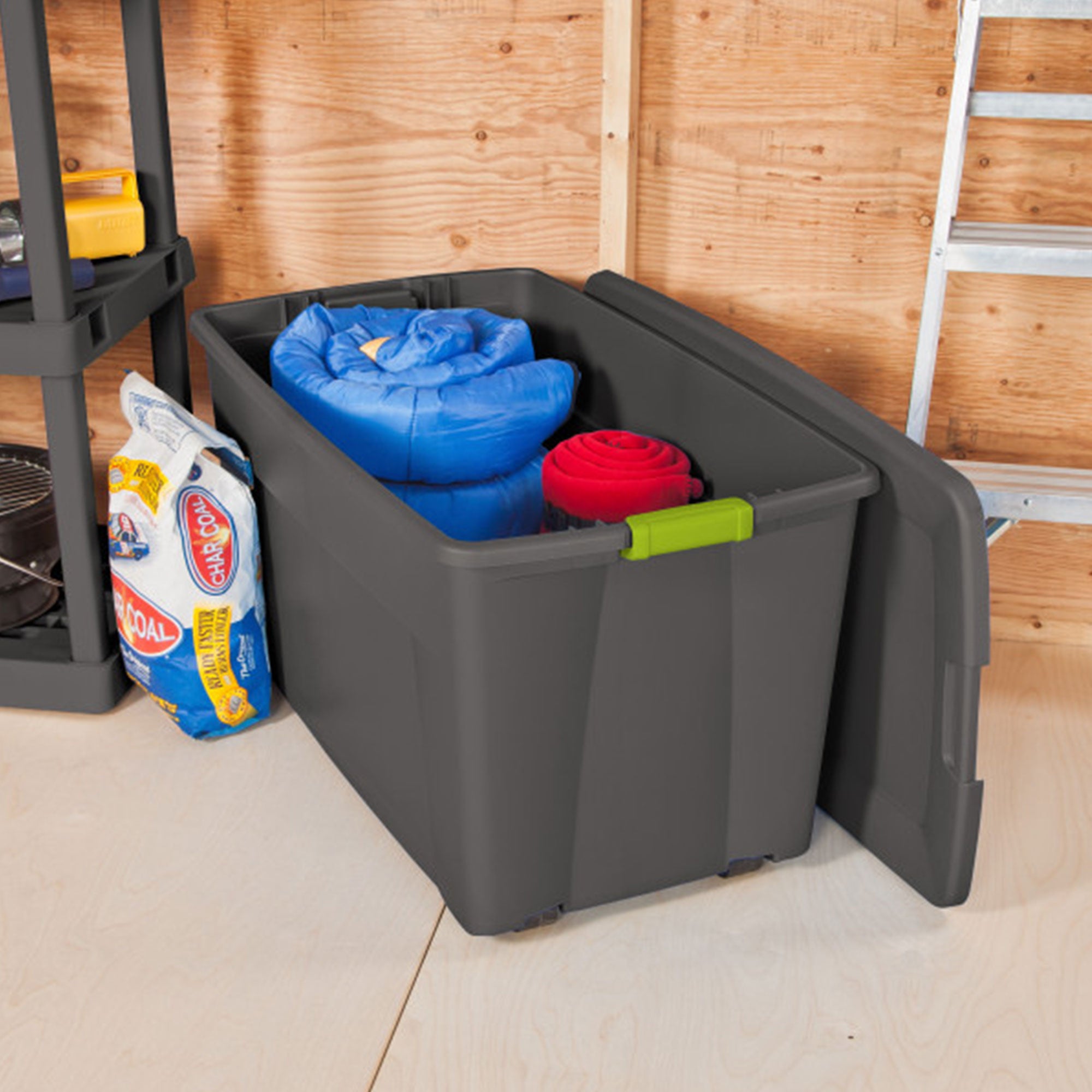 4-Pack Sterilite 19481004 Large 45 Gallon Latching Storage Tote (Open Box)