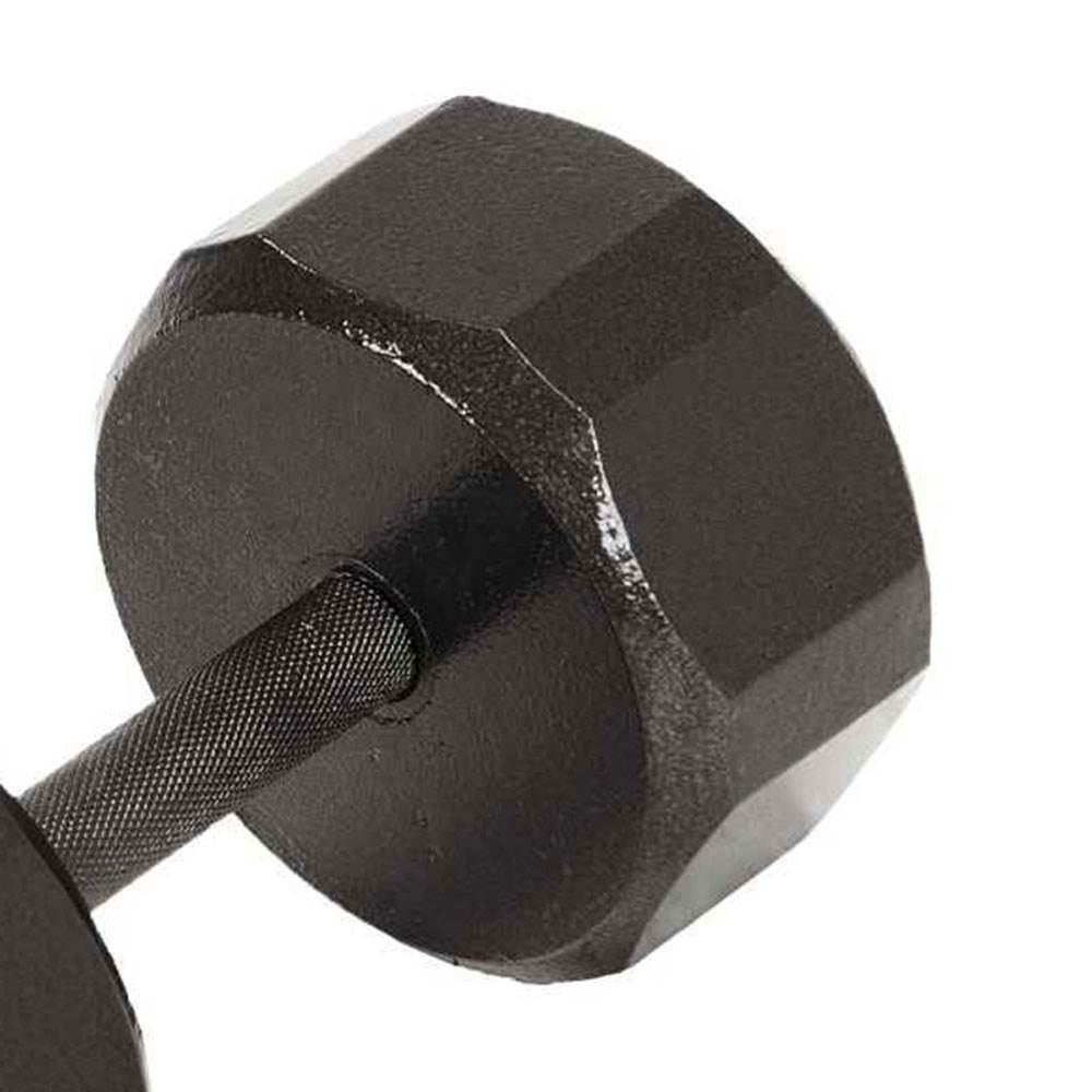 Marcy Pro TSA Hex 25 Pound Iron Home Gym Free Weight Dumbbells, Black (2 Pack)