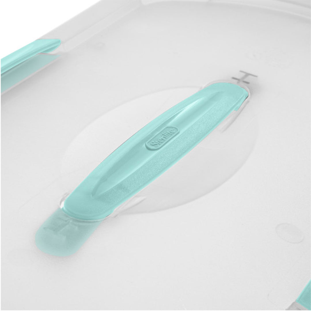 Sterilite Large Nesting ShowOffs, Stackable Clear File Box with Lid, (6 Pack) - VMInnovations