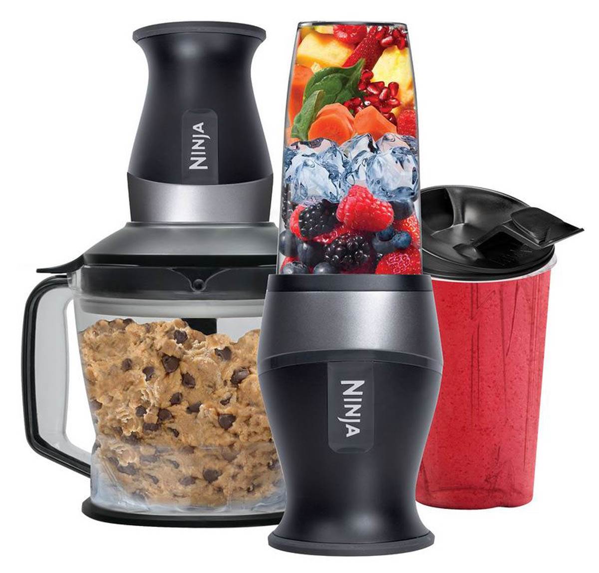 Nutri Ninja 2-in-1 Nutrient Extraction Blender Processor and Drink Recipe Book