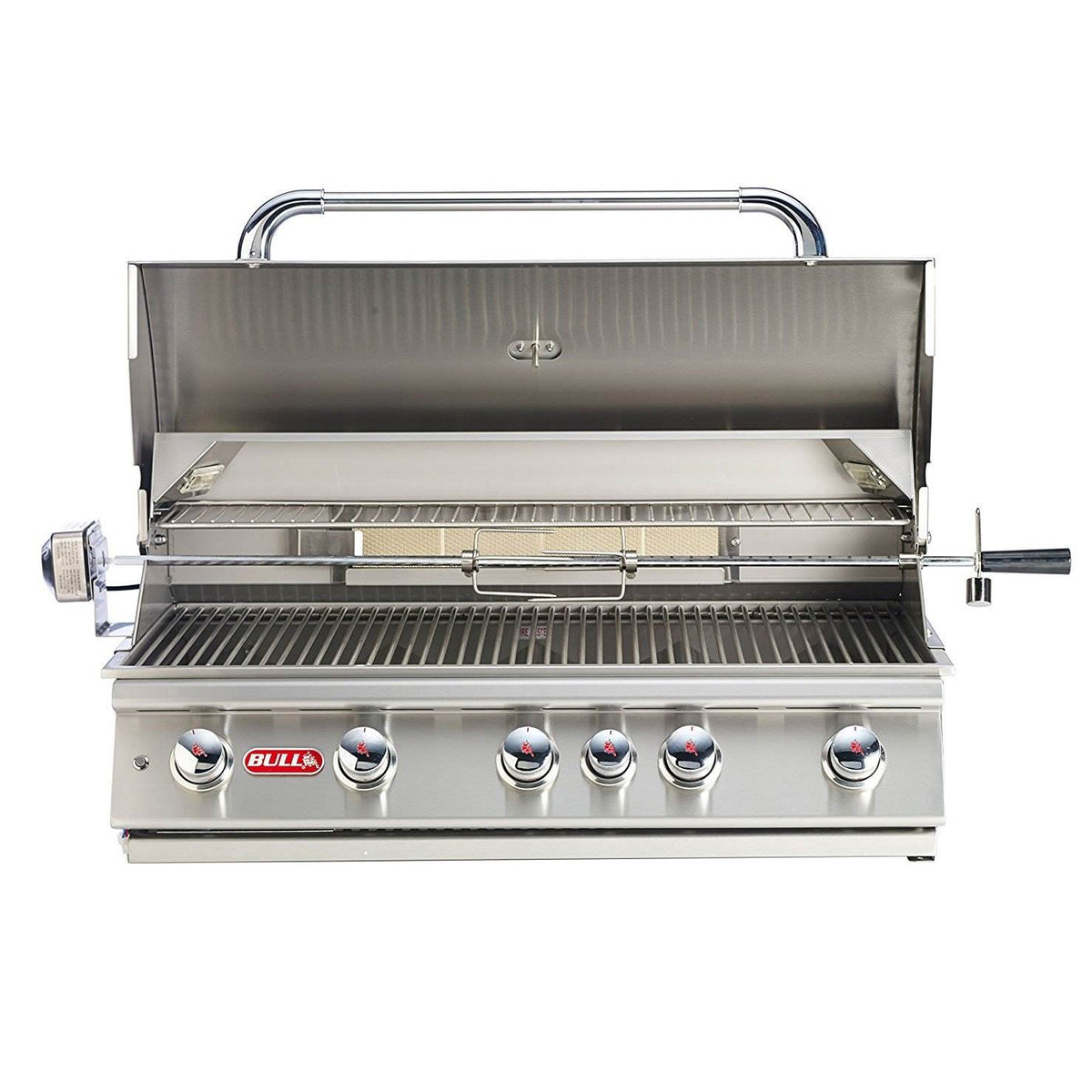 Bull Outdoor Products 5 Burner Brahma Propane Outdoor Grill w/ Accessory Package