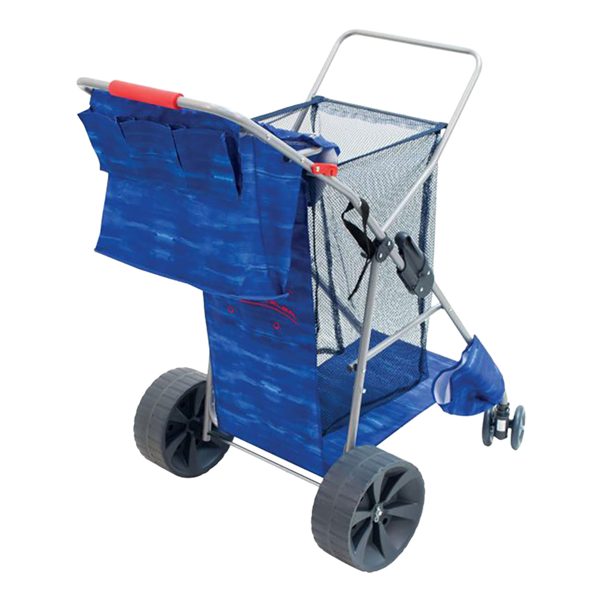 RIO Brands Deluxe Wonder Wheeler Portable Folding Utility Cart, Blue (Used)